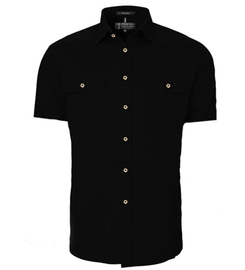 Men's Pilbara Open Front S/S Shirt