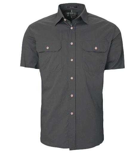 Men's Pilbara Open Front S/S Shirt