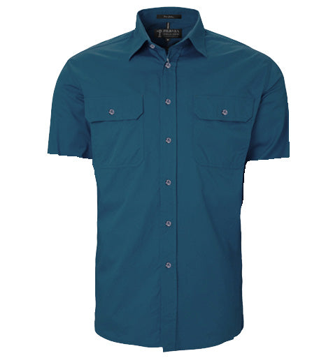 Men's Pilbara Open Front S/S Shirt