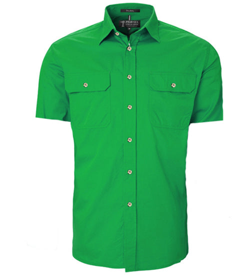 Men's Pilbara Open Front S/S Shirt