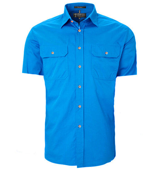 Men's Pilbara Open Front S/S Shirt