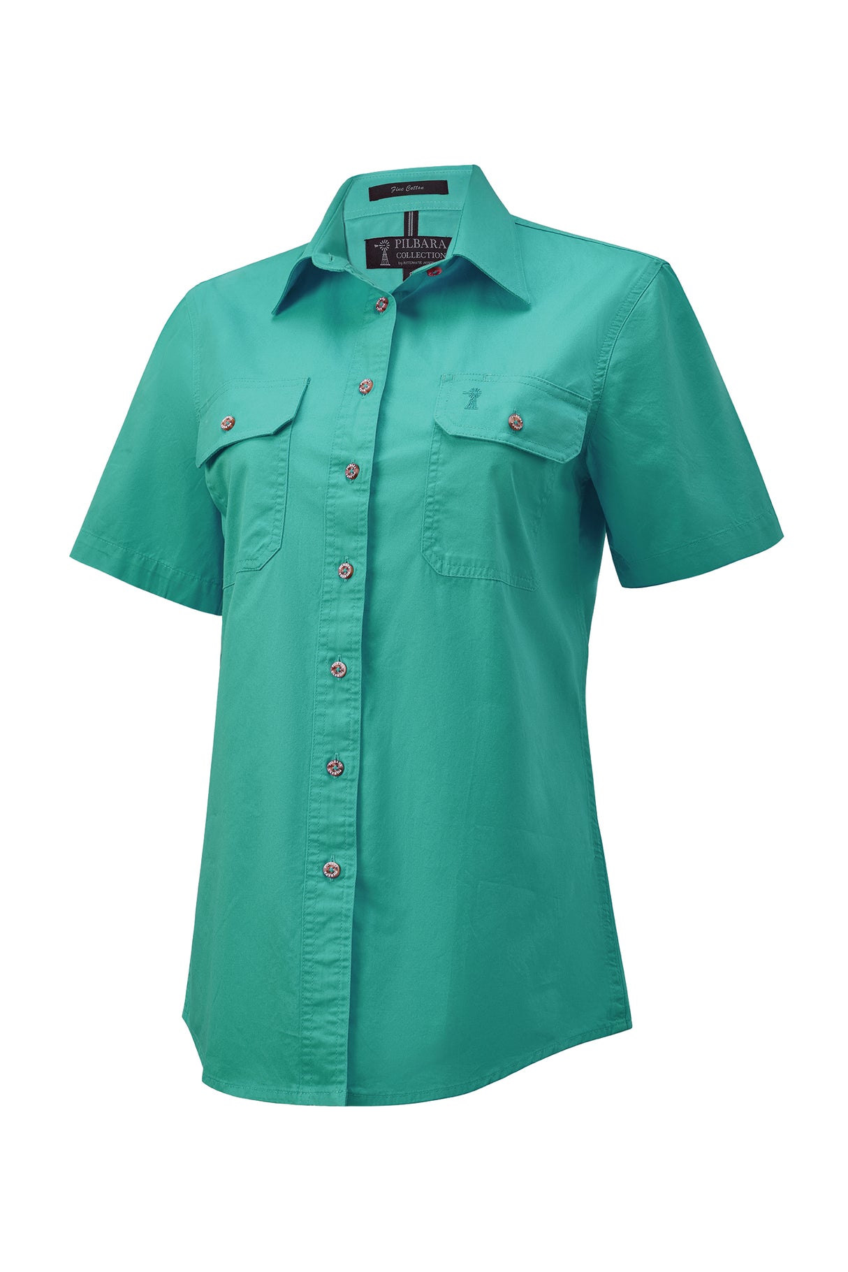 Women's Pilbara Open Front S/S Shirt