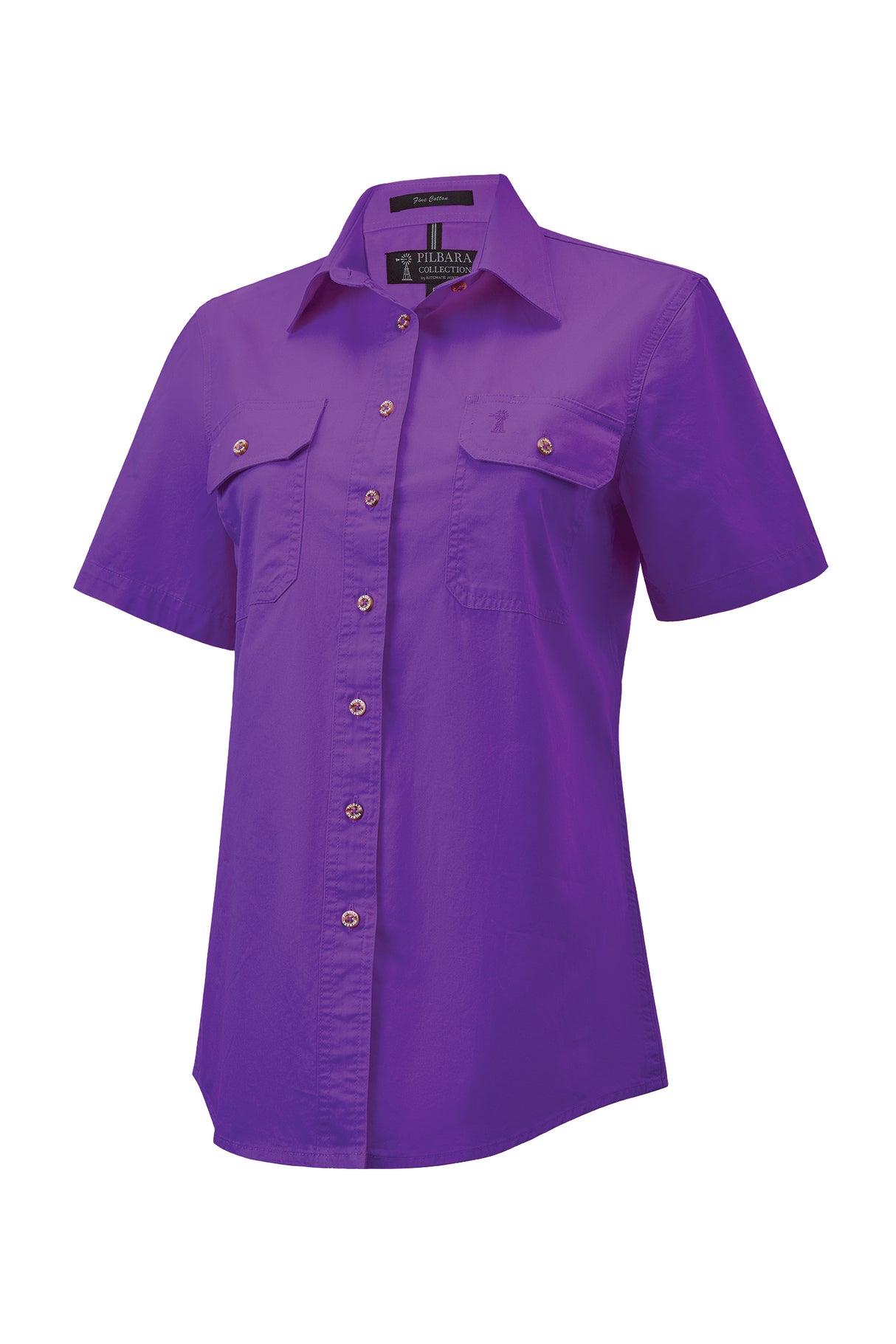 Women's Pilbara Open Front S/S Shirt