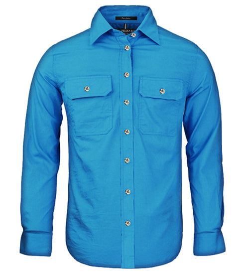 Women's Pilbara Open Front L/S Shirt