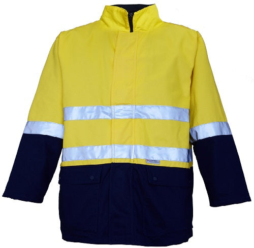 4 In 1 Two Tone Jacket With 50mm Reflective Tape