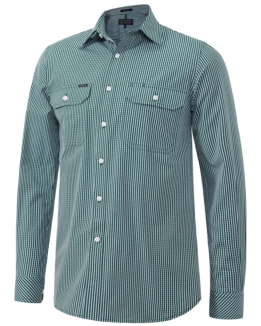 Pilbara Men's L/S Shirt, Double Pockets