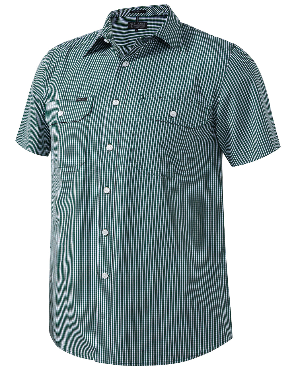 Pilbara Men's S/S Shirt, Double Pockets