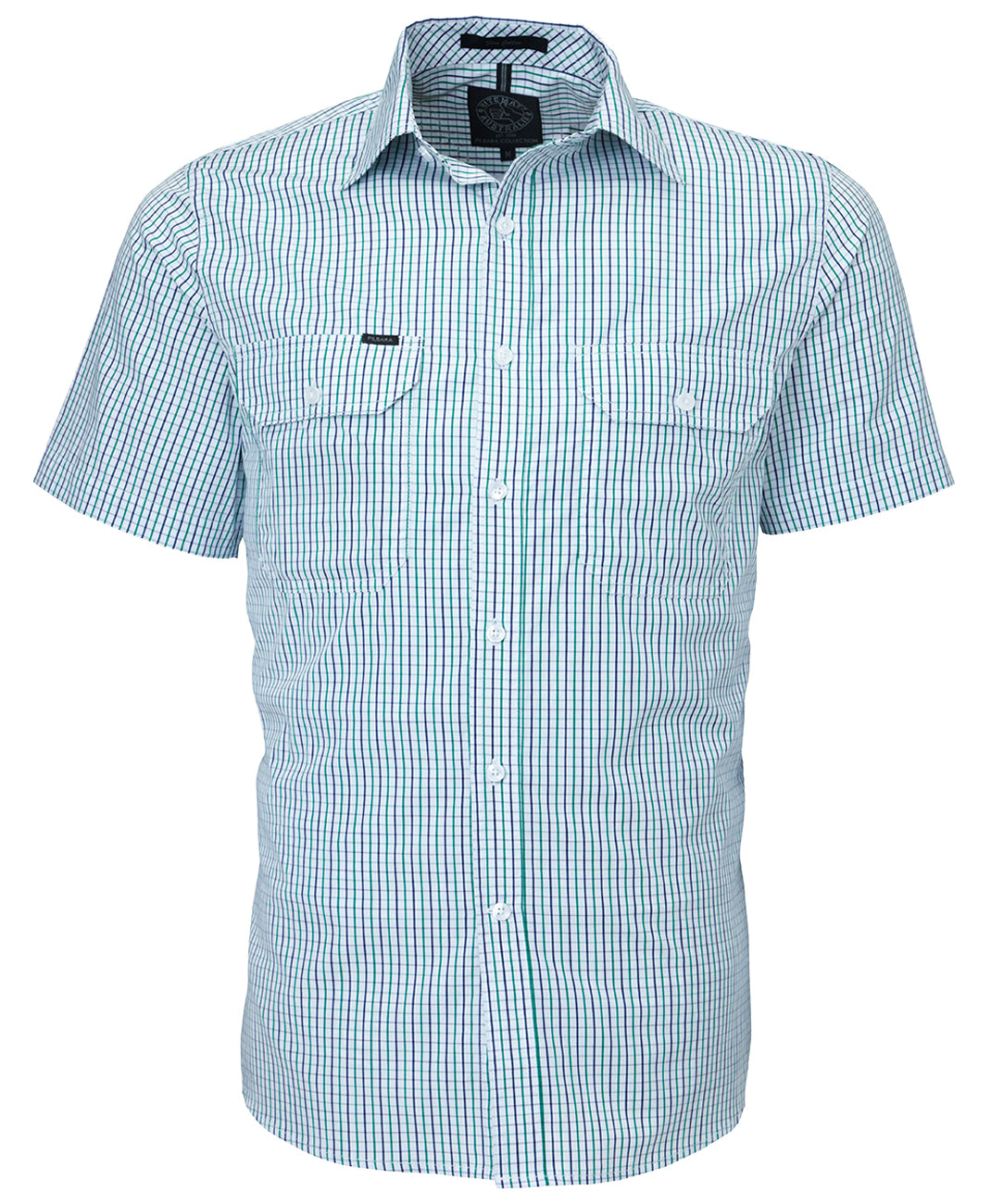 Pilbara Men's S/S Shirt, Double Pockets