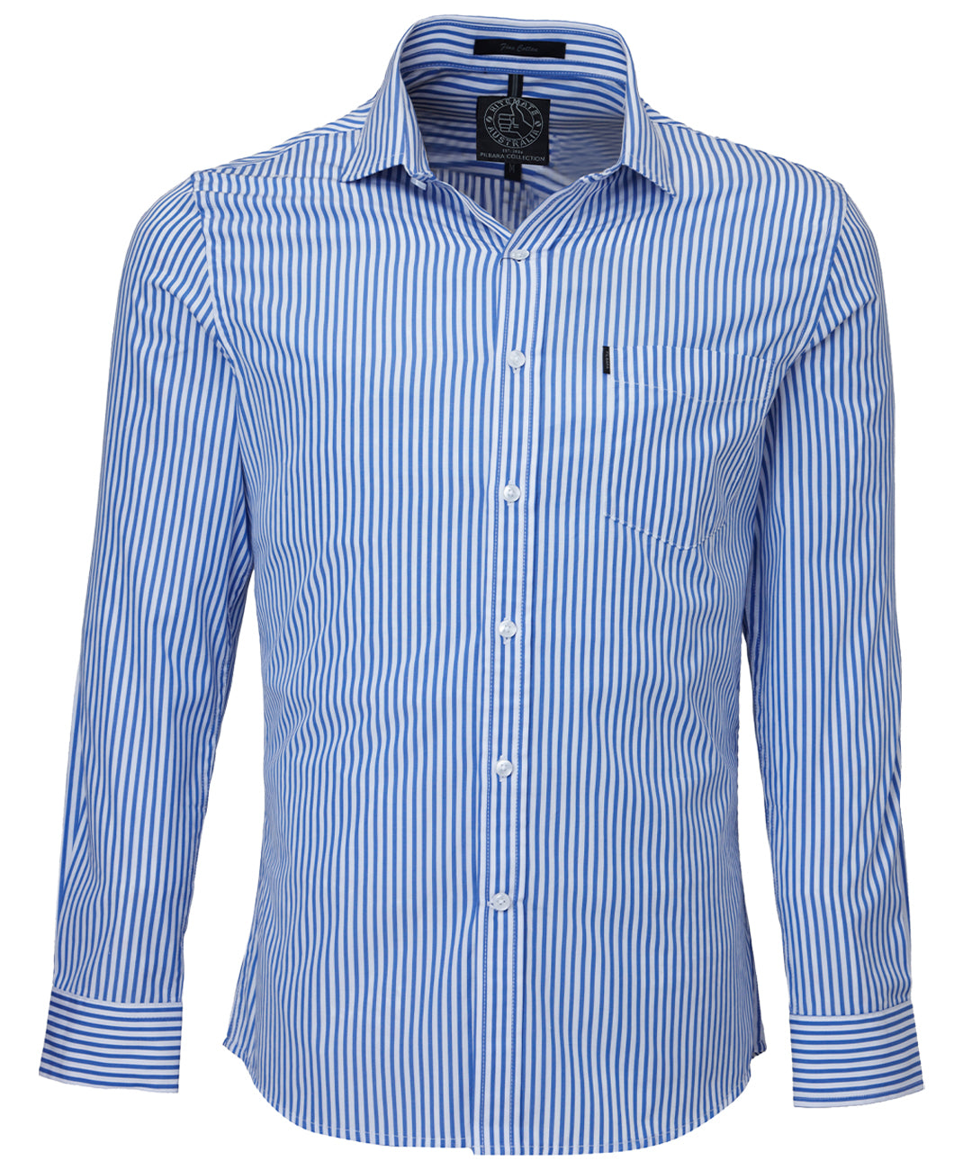 Pilbara Men's L/S Shirt, Single Pocket