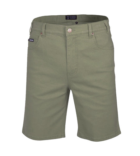 Pilbara Men's Cotton Stretch Jean Shorts