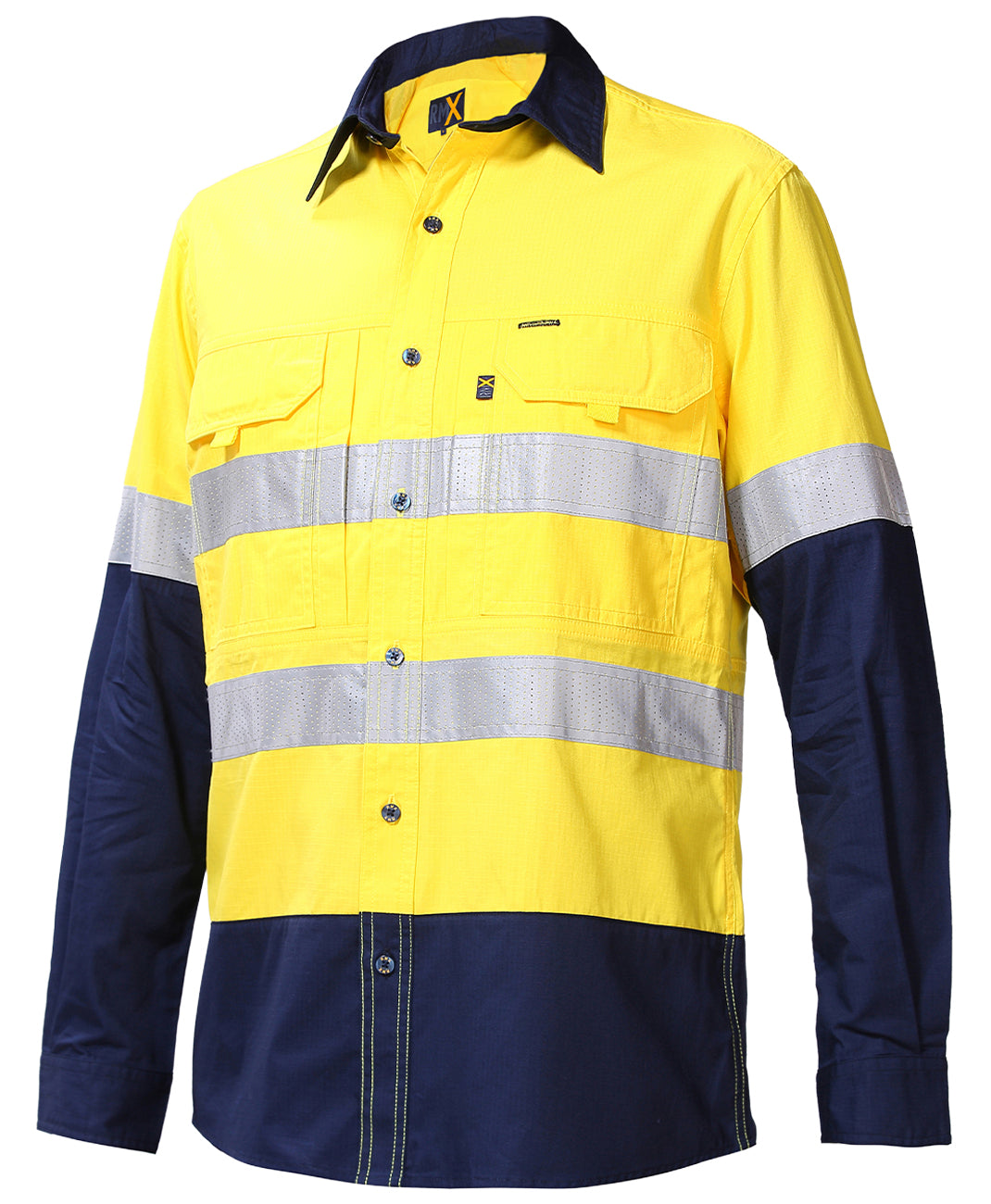 RMX Flex Fit Utility Shirts, Two Tone, Reflective