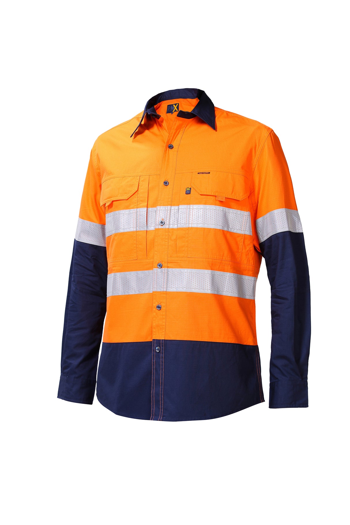 RMX Flex Fit Utility Shirts, Two Tone, Reflective