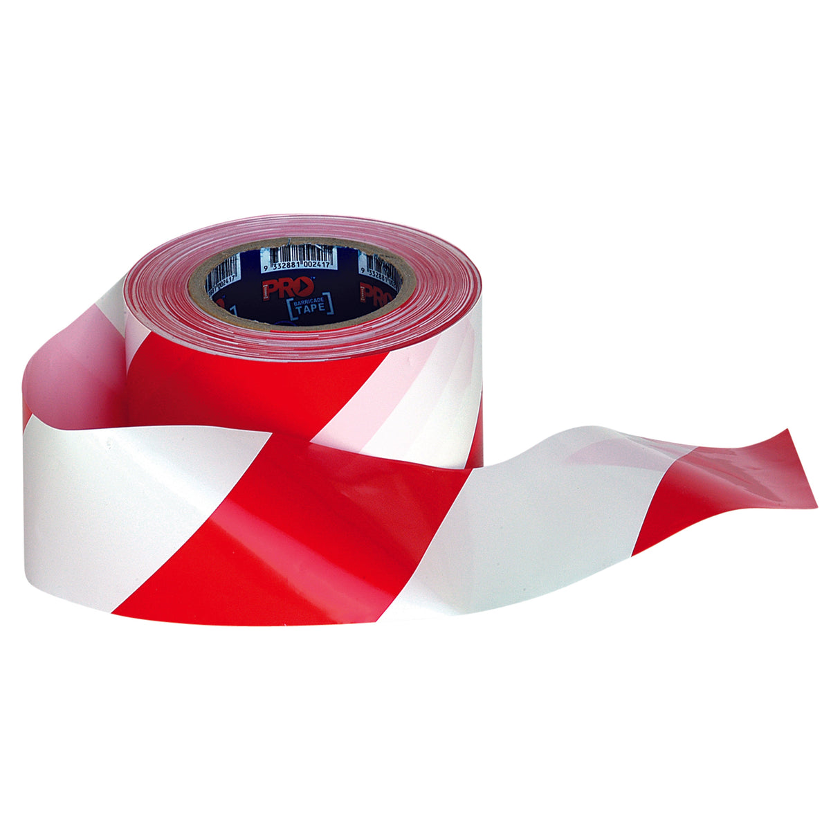 Barricade Tape - 100m X 75mm Red & White