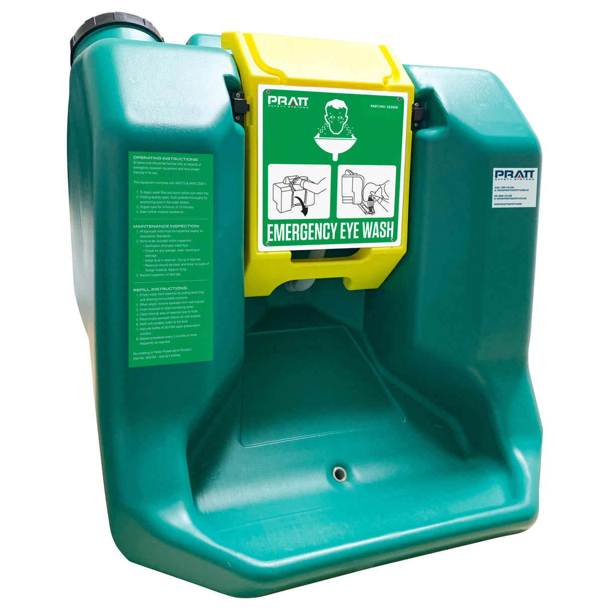 Portable Gravity Fed Eye Wash Unit. 55L