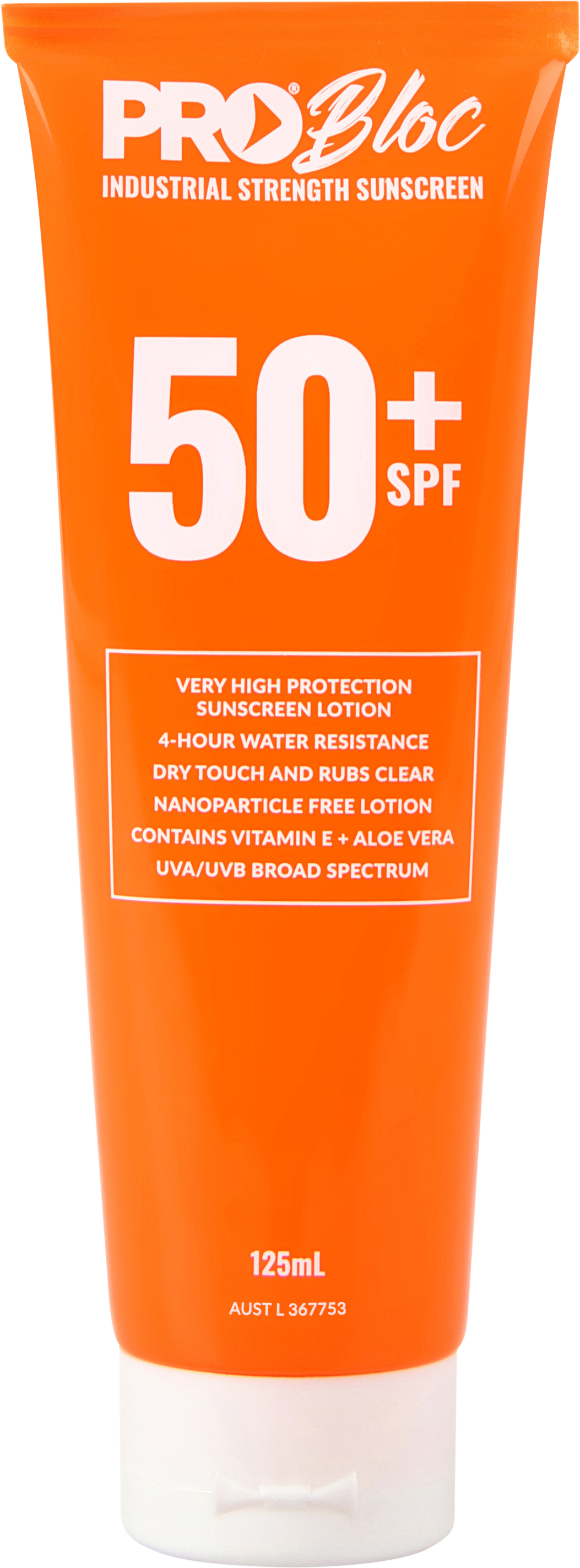Probloc SPF 50 + Sunscreen 125ml Squeeze Bottle