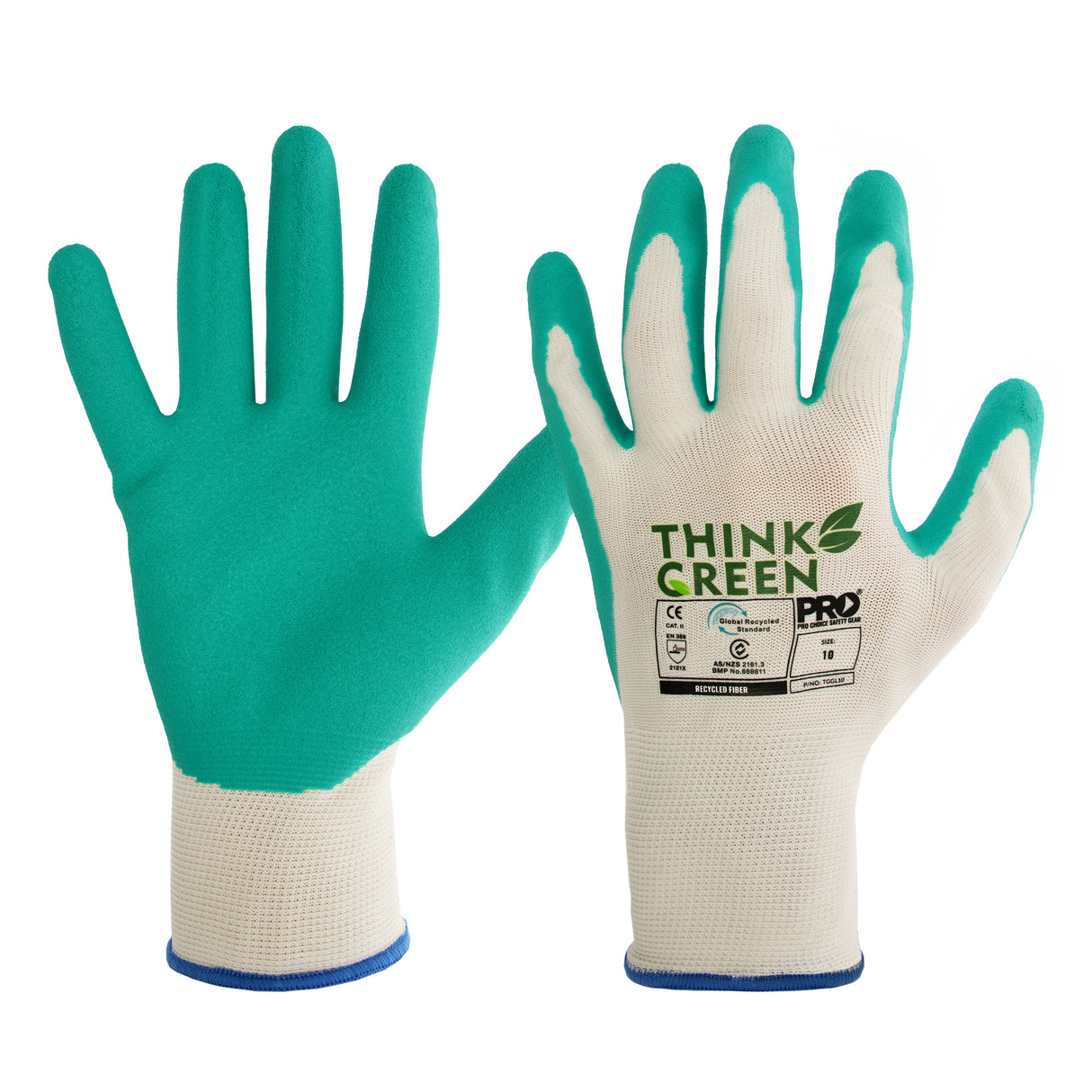 Think Green Latex Grip Recycled Glove