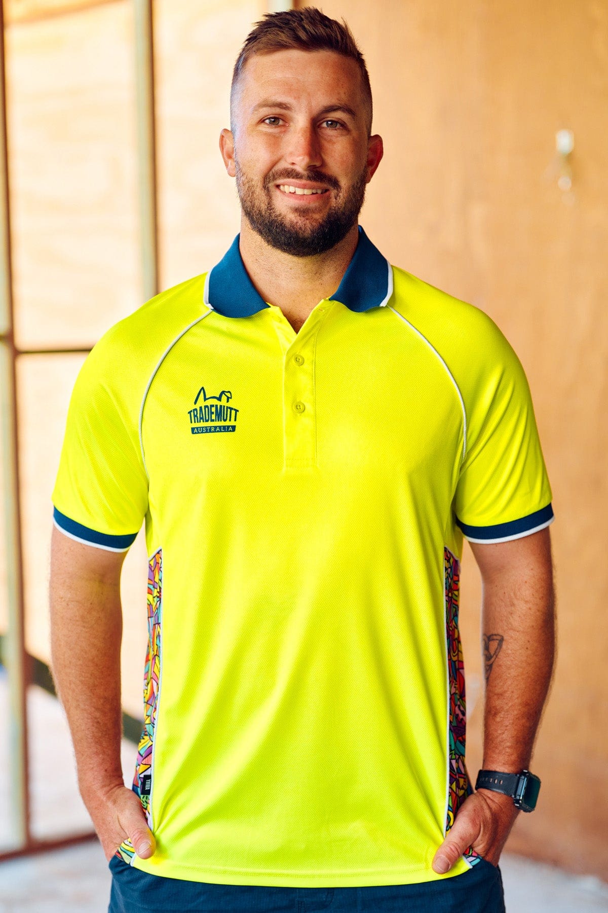 Unisex Yellow Bonza Polo