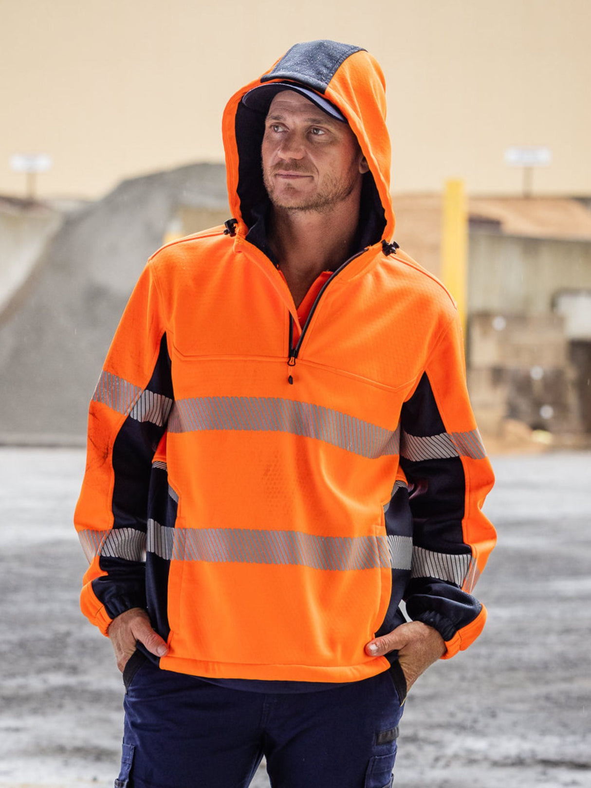 Flx & Move™ Hi Vis Taped Liquid Repellent Fleece Hoodie