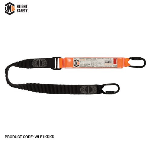 Elite Single Leg Elasticated Lanyard With Hardware Kd X2