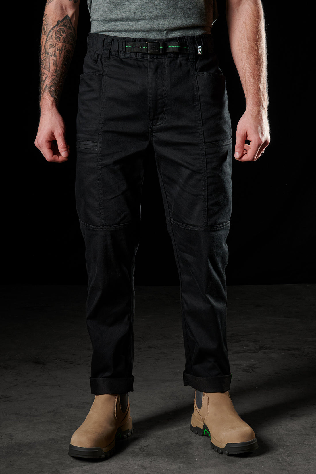 Elastic Waist Work Pants