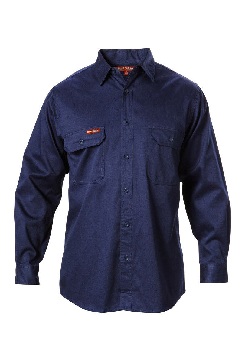 Hard Yakka Foundations Cotton Drill Long Sleeve Shirt