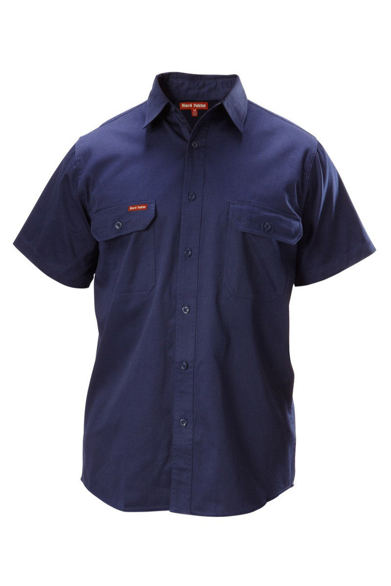 Hard Yakka Foundations Cotton Drill Short Sleeve Shirt