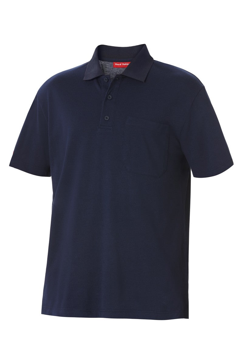Hard Yakka Foundations Pique Short Sleeve Polo