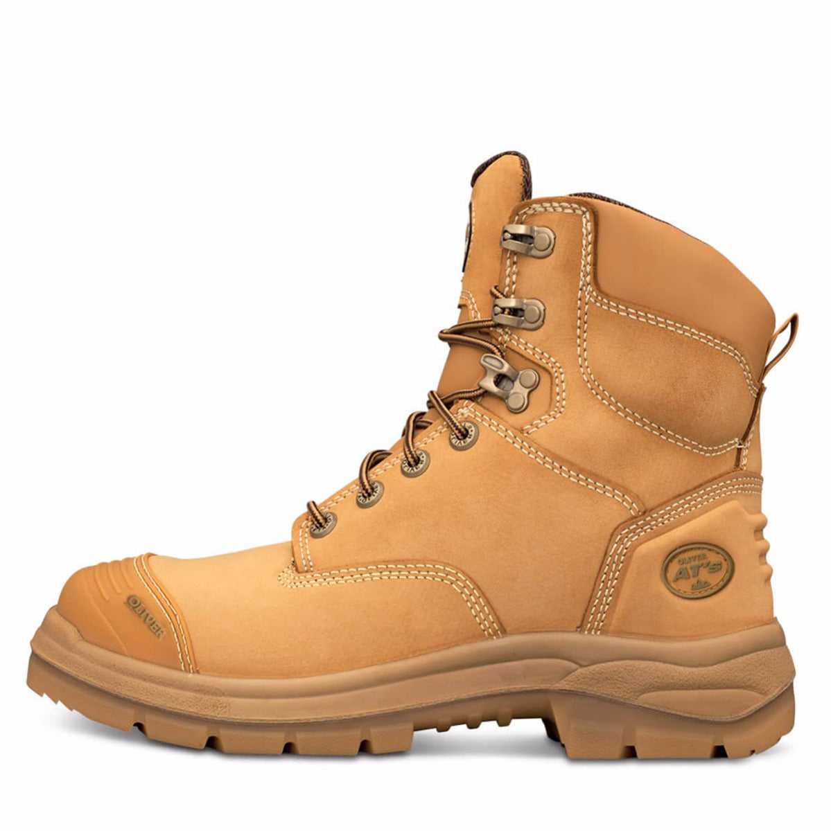 Lace Up Zip Side 6" Steel Cap Boot