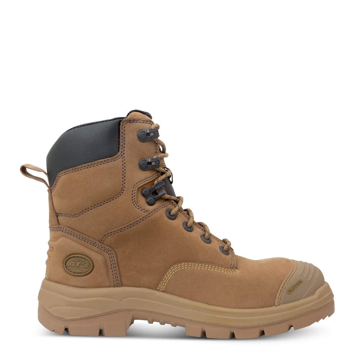 Lace Up Zip Side 6" Steel Cap Boot
