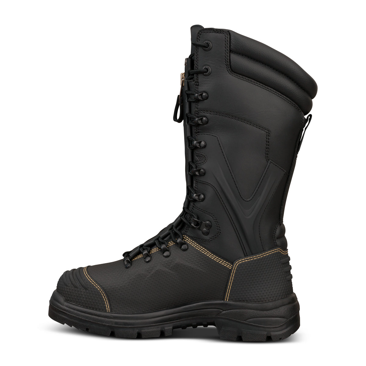 Lace Up Zip 14" Waterproof Met Guard Penetration Resistant Boot