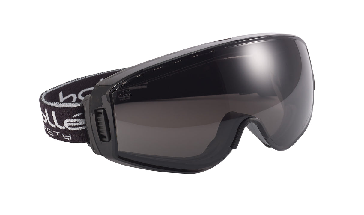 PILOT 2 PP/TPR Frame PLATINUM AS/AF Smoke Lens - Indirect Vented