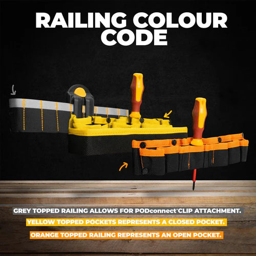 Deluxe PVC Hard Base Tool Bag - Medium