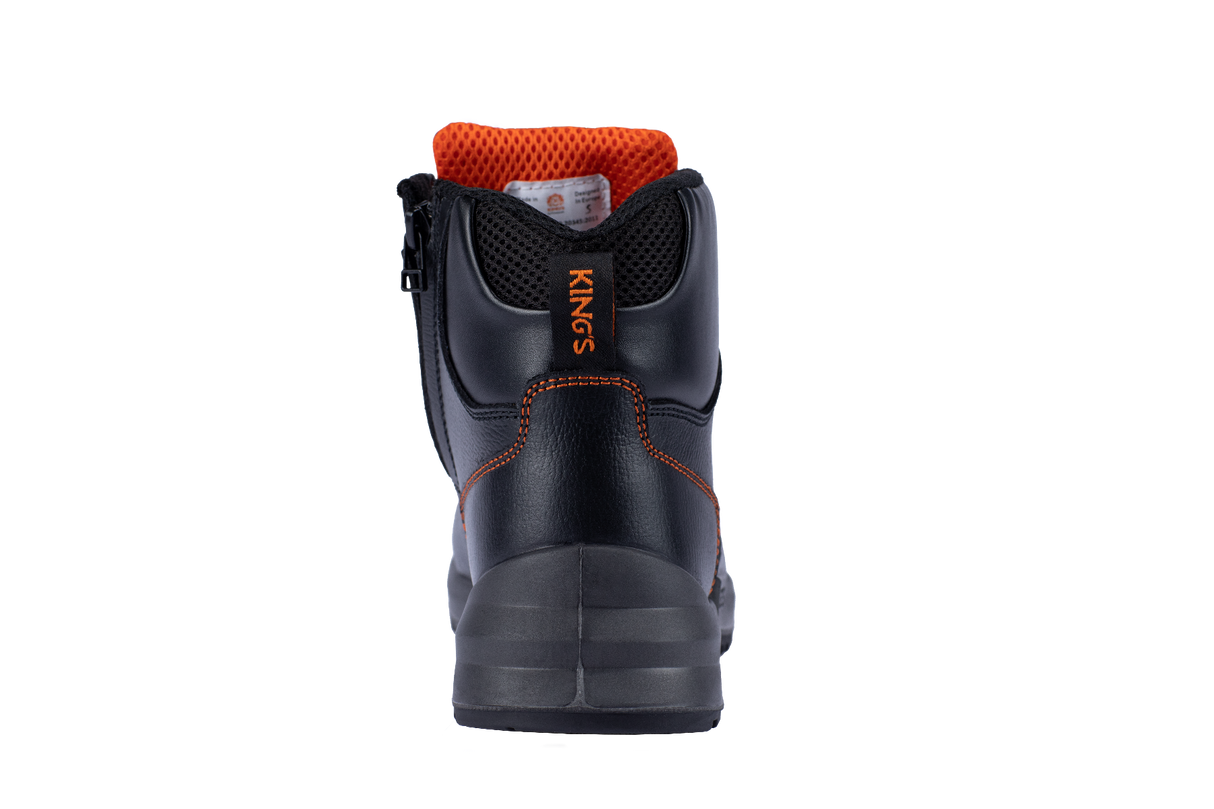 King's Lace Up Zip Side Boot