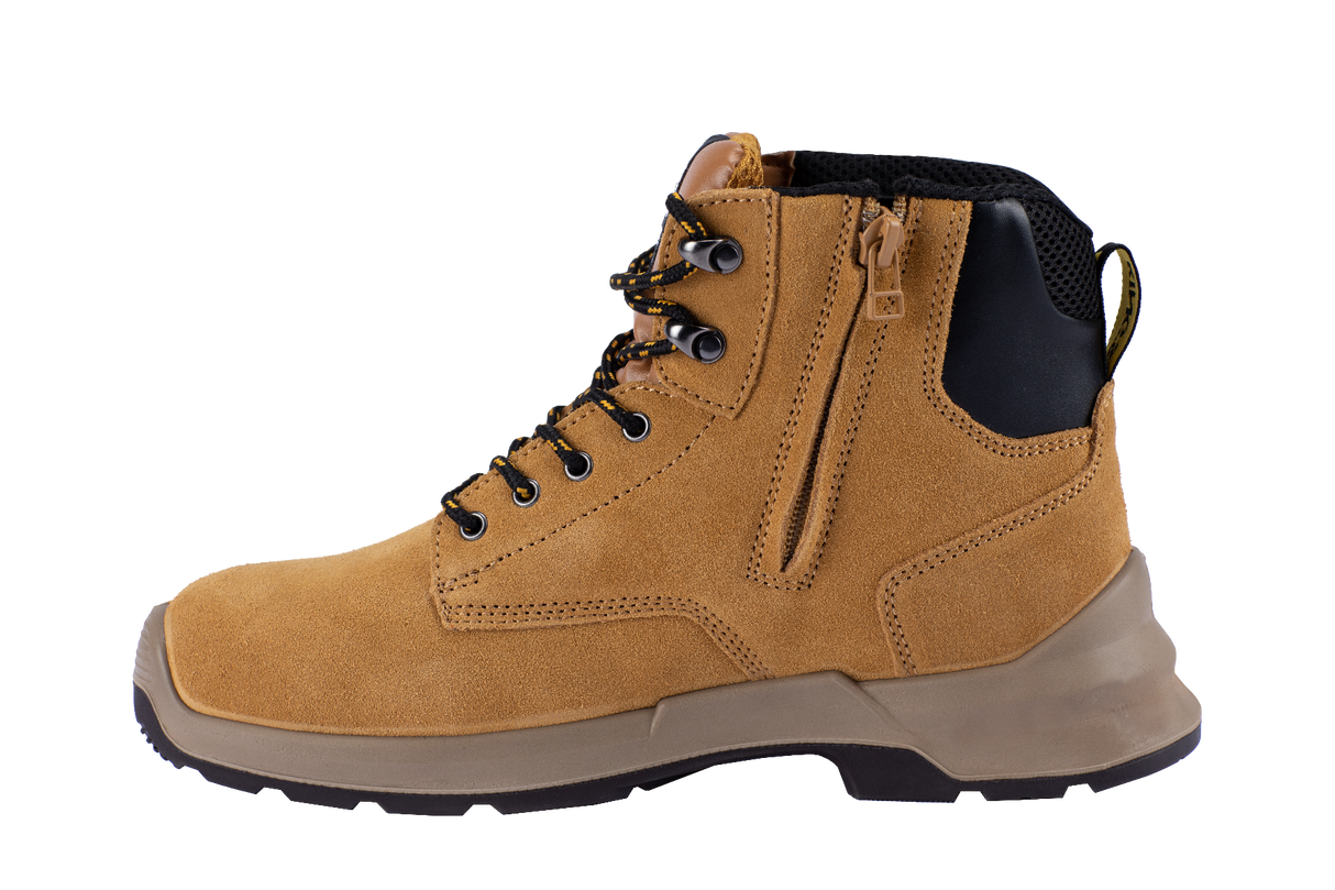 King's Lace Up Zip Side Boot