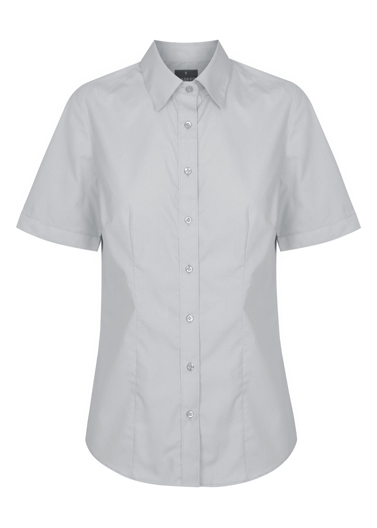 Womens Poplin Shirt Short Slv
