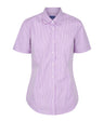 Womens Gingham Shirt Short Slv