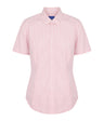 Womens Gingham Shirt Short Slv