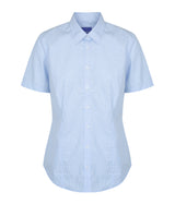 Womens Gingham Shirt Short Slv
