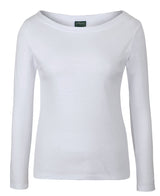 C of C Ladies L/S Boat Neck Tee