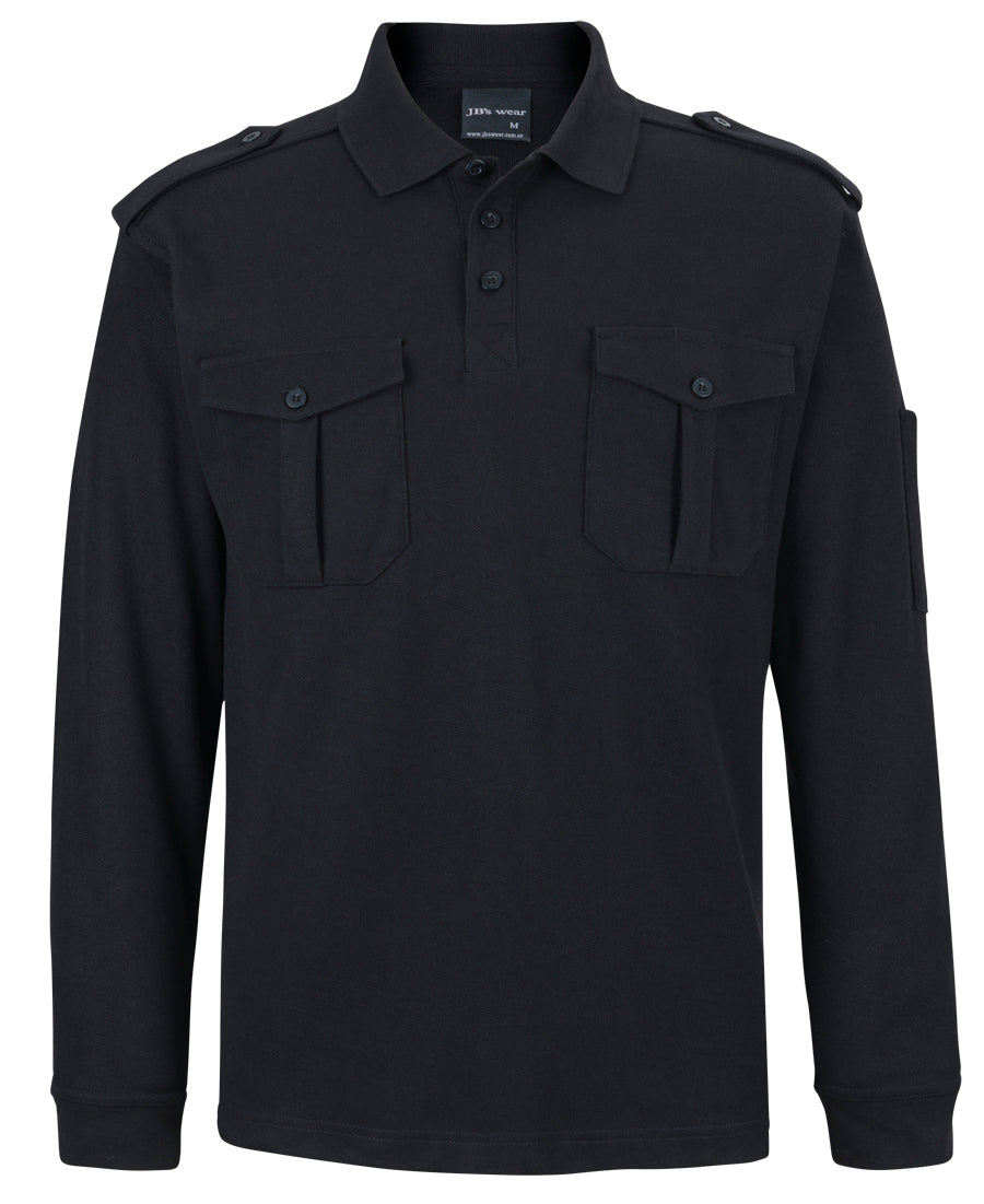JB's L/S 250 Epaulette Polo