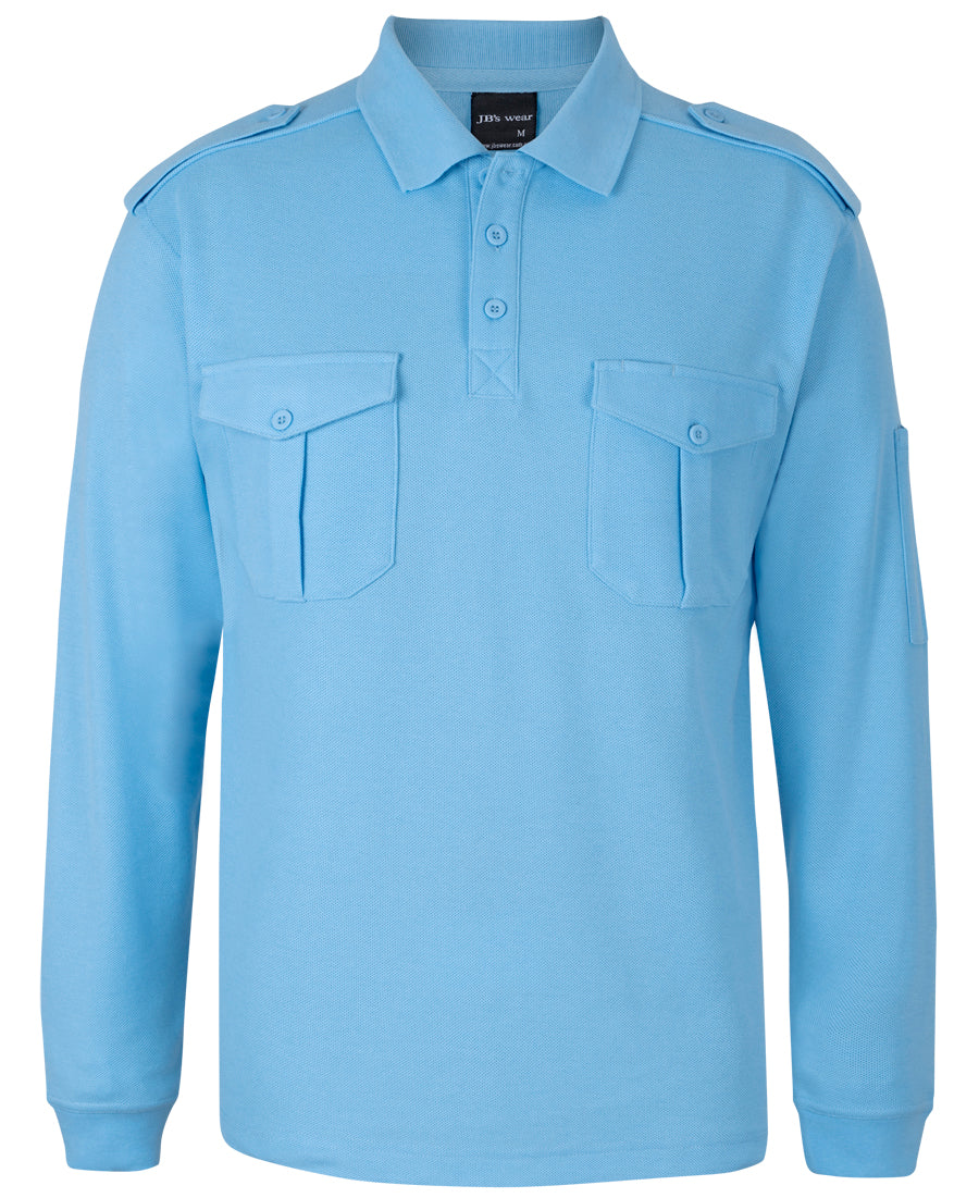 JB's L/S 250 Epaulette Polo
