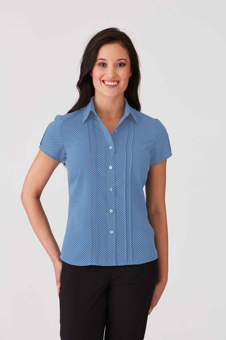 Short Sleeve City-Stretch Spot SS