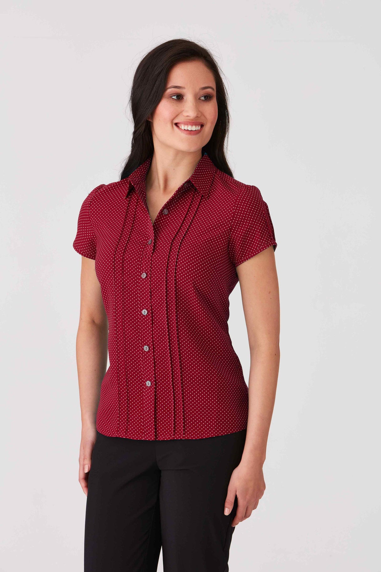 Short Sleeve City-Stretch Spot SS