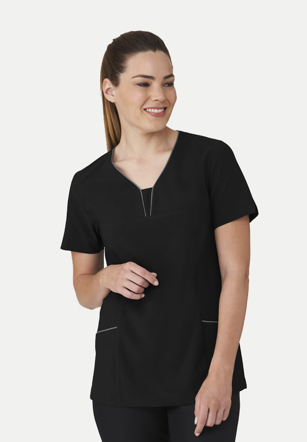 Short Sleeve 4-Way Stretch Tunic
