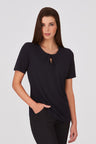 Short Sleeve The Keyhole Knit
