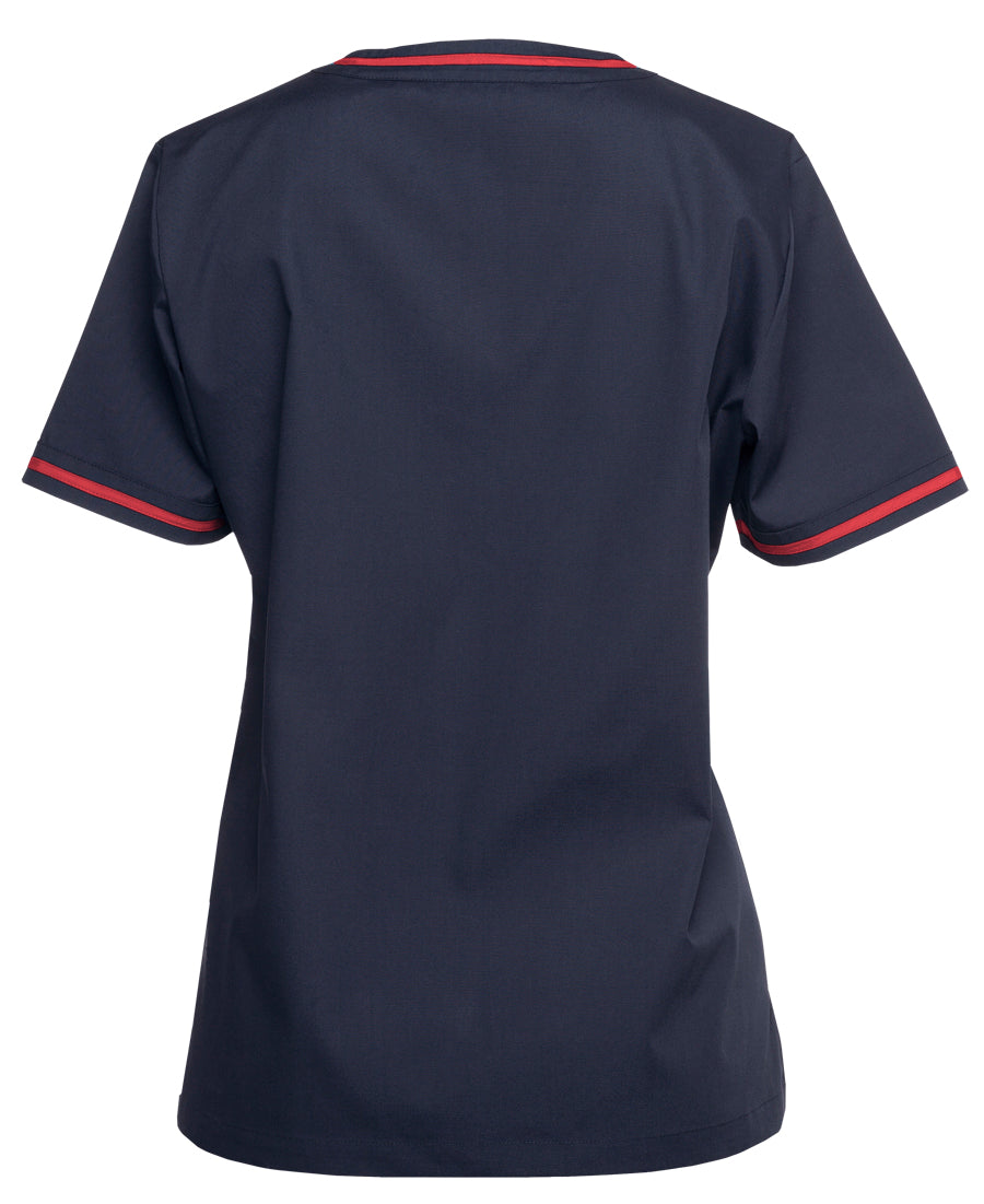 JB's Contrast Ladies Scrubs Top