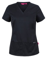 JB's Ladies Premium Stretch Panel Scrub Top