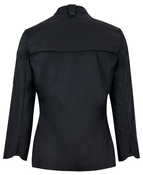 JB's Ladies L/S Snap Button Chefs Jacket