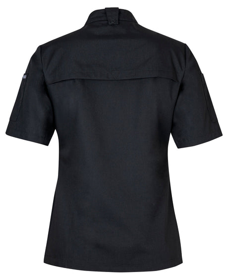 JB's Ladies S/S Snap Button Chefs Jacket