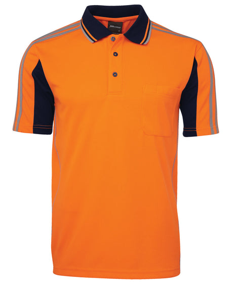 JB's Hi Vis 4602.1 S/S Arm Tape Polo